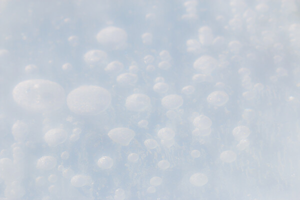 Ice Bubbles Picture Board by Alex Fukuda