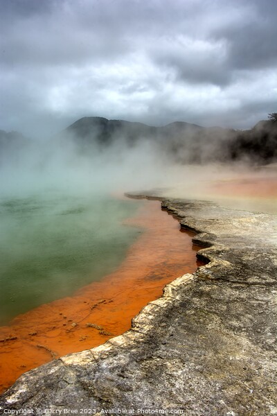 Wai-o-Tapu Thermal Picture Board by Garry Bree