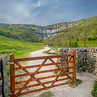 Buy canvas prints of This way to Malham Cove by Paul Grubb