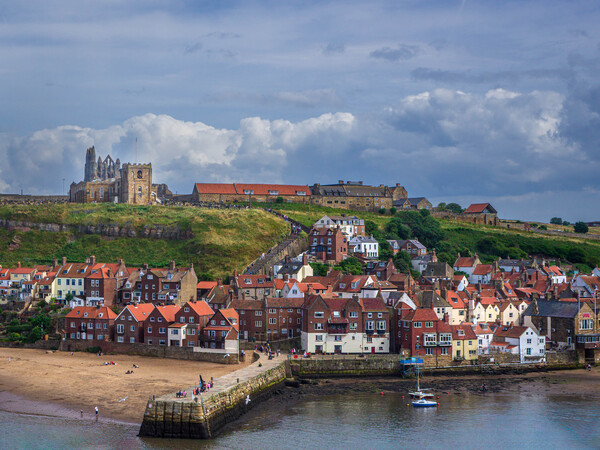 Whitby Bay Picture Board by Paul Grubb