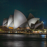 Buy canvas prints of Sydney Opera House at Night by Paul Grubb