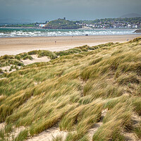 Buy canvas prints of Black Rock Sands and Criccieth by Paul Grubb