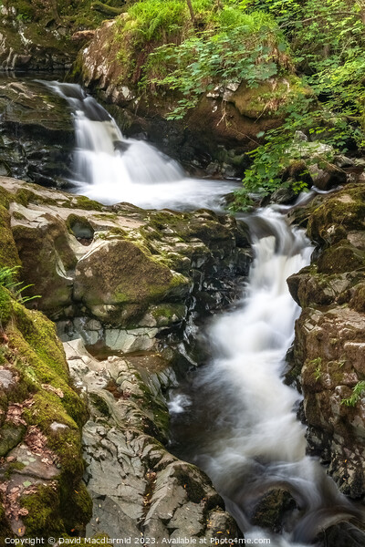 Aira Force Waterfall Picture Board by David Macdiarmid