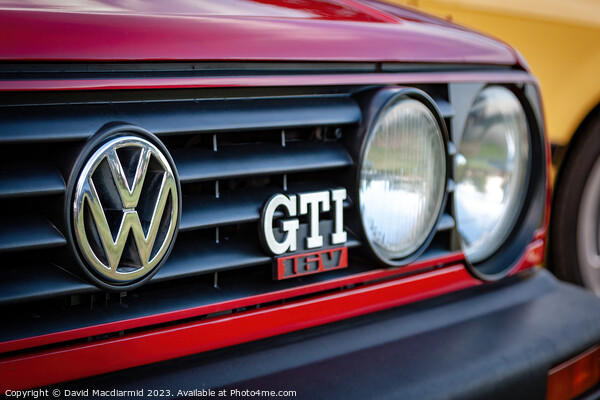 VW Golf GTi Picture Board by David Macdiarmid