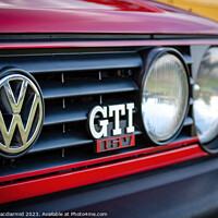 Buy canvas prints of VW Golf GTi by David Macdiarmid