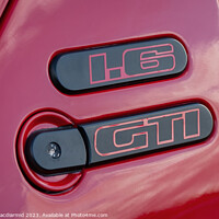 Buy canvas prints of Peugeot 206 GTi by David Macdiarmid