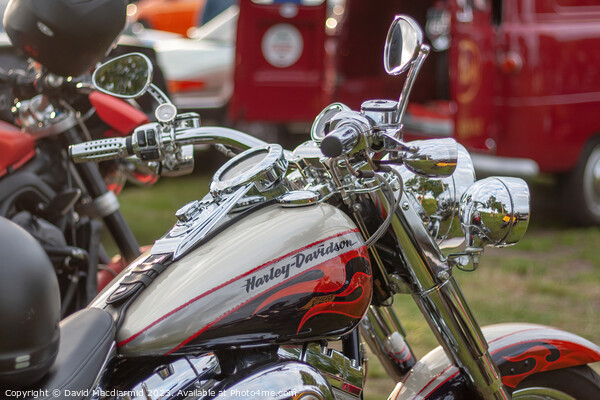 Harley Davidson Picture Board by David Macdiarmid