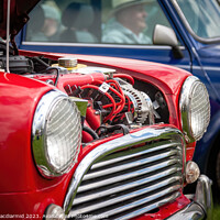 Buy canvas prints of Classic Mini Coopers by David Macdiarmid