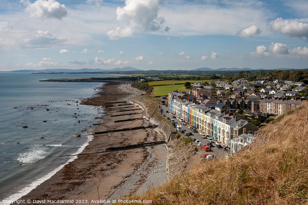 A view from Criccieth, Wales Picture Board by David Macdiarmid