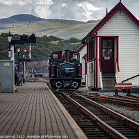 Buy canvas prints of Ffestiniog & Welsh Highland Railway, Porthmadog  by David Macdiarmid
