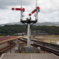 Buy canvas prints of Ffestiniog & Welsh Highland Railway, Porthmadog by David Macdiarmid