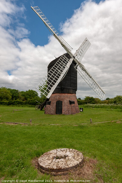 Avoncroft Windmill & Millstone Picture Board by David Macdiarmid
