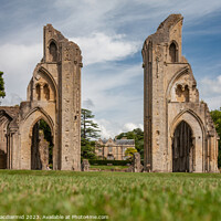 Buy canvas prints of The Ruins of Glastonbury Abbey by David Macdiarmid