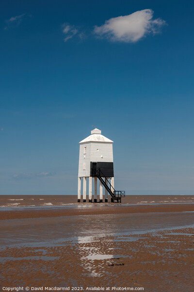Burnham-On-Sea Low Lighthouse  Picture Board by David Macdiarmid