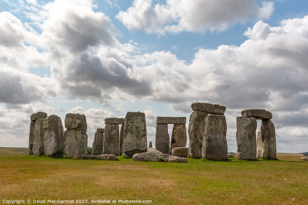Stonehenge Picture Board by David Macdiarmid