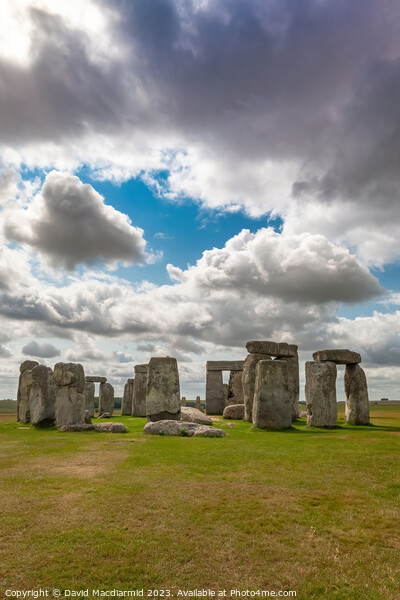Stonehenge Picture Board by David Macdiarmid