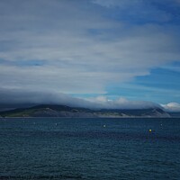 Buy canvas prints of Jurassic coast cloud by Charles Powell