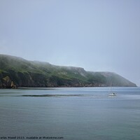 Buy canvas prints of Lundy sea fog by Charles Powell