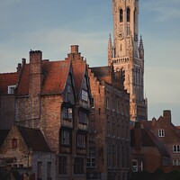 Buy canvas prints of Bruges Belfort by Charles Powell