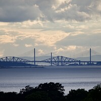 Buy canvas prints of Edinburgh forth bridge from a distance by Helen Reid