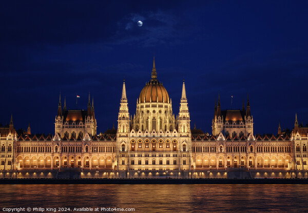 Hungarian Parliament Building - Budapest Picture Board by Philip King