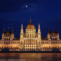 Buy canvas prints of Hungarian Parliament Building - Budapest by Philip King