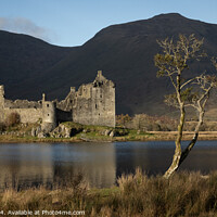 Buy canvas prints of Kilchurn Castle on Loch Awe, Scotland by Philip King