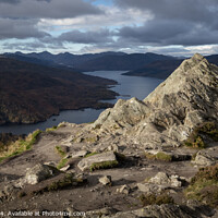 Buy canvas prints of Ben A'an and Loch Katrine, Scotland by Philip King
