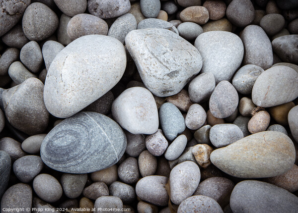 Pebbles on a Beach, Colonsay  Picture Board by Philip King