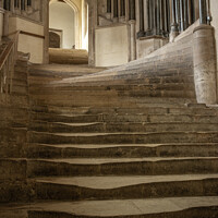 Buy canvas prints of Sea of Steps - Wells Cathedral by Philip King