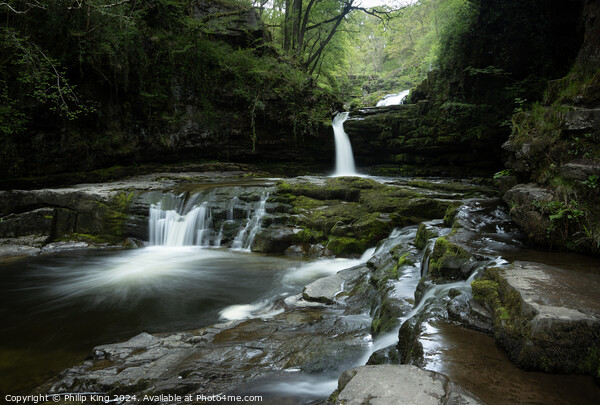 Brecon Beacons Waterfall, South Wales Picture Board by Philip King