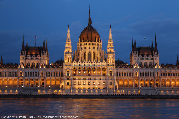Hungarian Parliament Building, Budapest Picture Board by Philip King