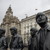 Buy canvas prints of The Beatles Statue, Liverpool by Philip King