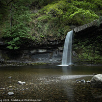 Buy canvas prints of Sgwd Gwladus, Brecon Beacons by Philip King