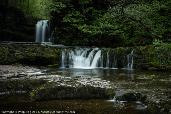 Brecon Beacons Waterfall, South Wales Picture Board by Philip King
