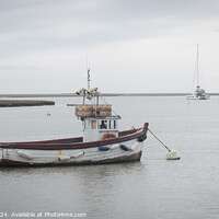 Buy canvas prints of Fishing Boat at Orford, Suffolk.  by Philip King