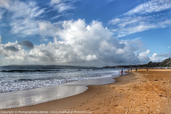 Bournemouth Beach Picture Board by PhotographyByColeman 