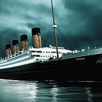 Buy canvas prints of Titanic one and only voyage  by CC Designs
