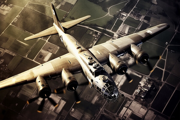 8th Air Force B-17 Flying Fortress  Picture Board by CC Designs