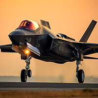 Buy canvas prints of RAF F35B Jet Fighter by CC Designs