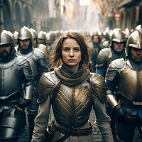 Buy canvas prints of Joan of Arc  by CC Designs