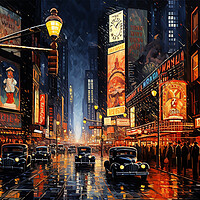 Buy canvas prints of New York in the 1920's  by CC Designs