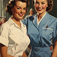 Buy canvas prints of Nurses  by CC Designs