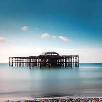 Buy canvas prints of West Pier at Brighton Sussex by CC Designs