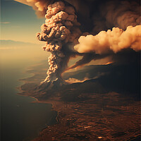 Buy canvas prints of  Mount Vesuvius by CC Designs