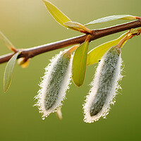 Buy canvas prints of Pussy Willow Wall Art  by CC Designs