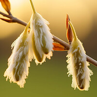 Buy canvas prints of A close up of a Pussy Willow by CC Designs