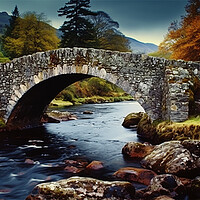 Buy canvas prints of Stone Bridge  by CC Designs