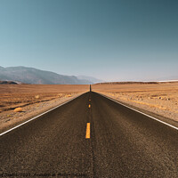 Buy canvas prints of The Open Road in Death Valley, California  by Madeleine Deaton