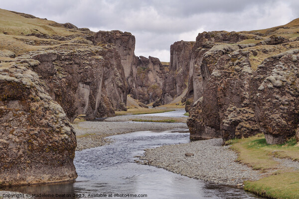 Fjadrargljufur Canyon - Iceland Picture Board by Madeleine Deaton